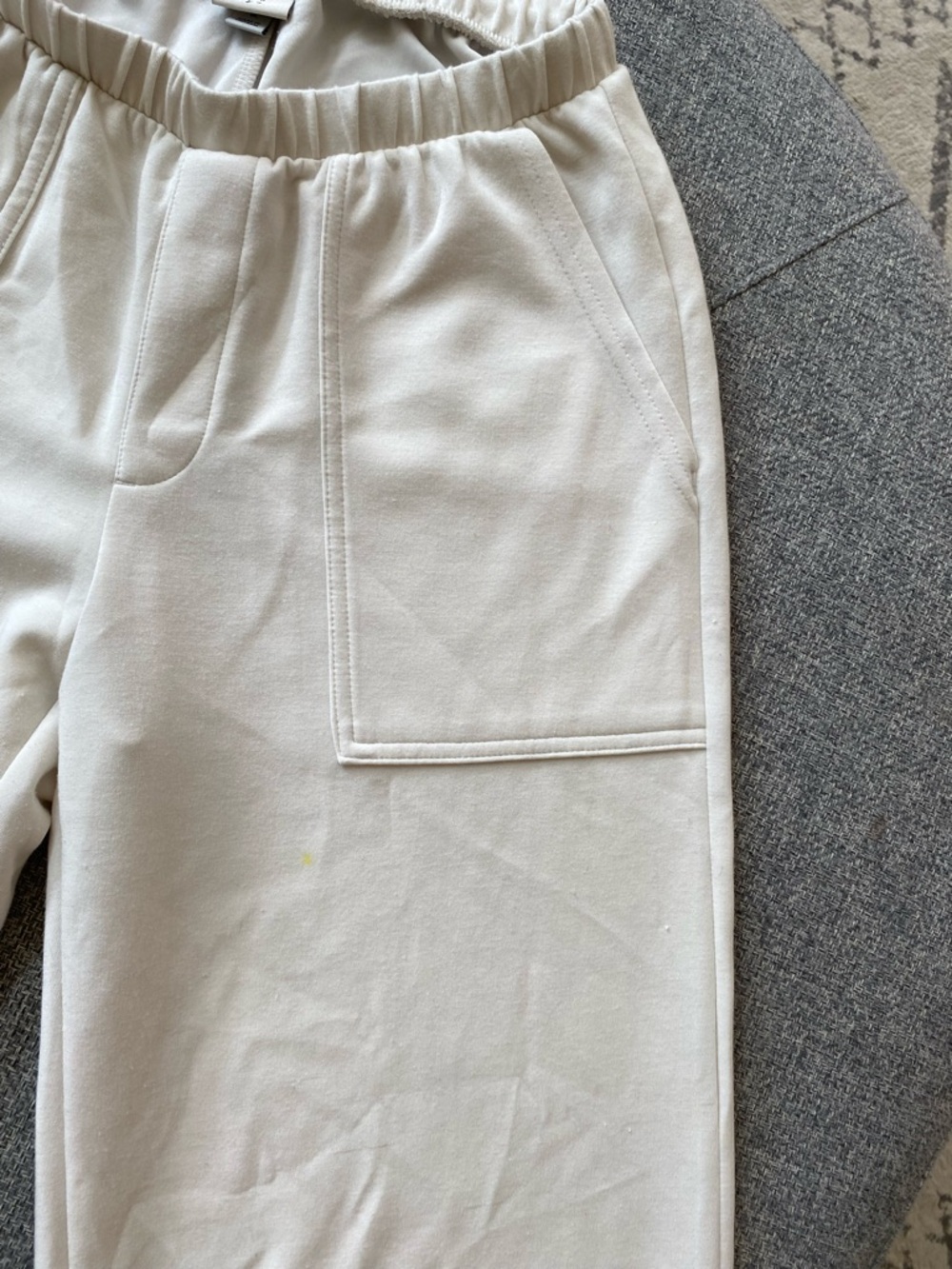 ‼️2 for $15‼️ Buttery soft Cream Wide-Leg Pull-On Pants - Picture 2 of 7